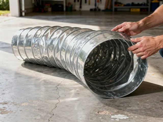 Holliston Dryer Vent Cleaning specialist using advanced equipment for thorough duct cleaning in Holliston